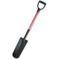 Bully Tools Spade Drain Shovel, Fiberglass Pro Handle W/ D-Grip BU386253